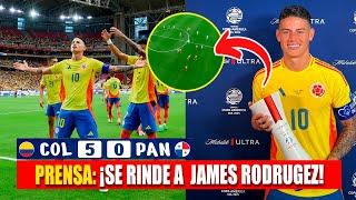 PRENSA MUNDIAL SE RINDE  A LA MAGIA DE JAMES RODRÍGUEZ  COLOMBIA vs PANAMA 5-0