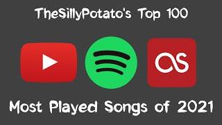 TheSillyPotatos Top 100 Most Played Songs of 2021