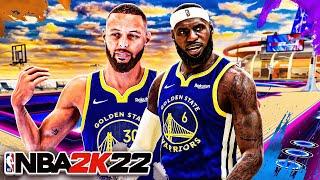 STEPH CURRY and LEBRON JAMES FORM a SUPER-TEAM on NBA 2K22