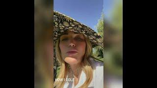 Caity lotz goes hiking and golfing on holidays #195