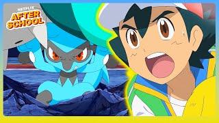 FULL Evolution of Ash’s Lucario  Pokémon Journeys  Netflix After School