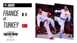 FRANCE vs TURKEY  KARATE Kumite Mens 67Kg FINAL  Highlights  Olympic Games - Tokyo 2020