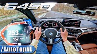 2022 BMW 5 Series G30 545e  0-100 100-200 14 MILE & TOP SPEED on AUTOBAHN by AutoTopNL