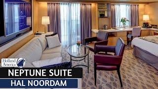 HAL Noordam  Neptune Suite Walkthrough Tour & Review 4K  Holland America Cruise Line