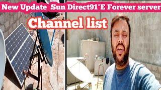 Big New Update  Sun direct 91°E Forever server  chaneel list