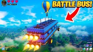 I Built the BATTLE BUS In Lego Fortnite GUIDE