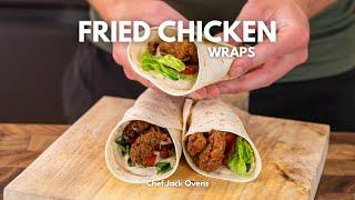 Homemade KFC Chicken Pepper Mayo Wraps Recipe