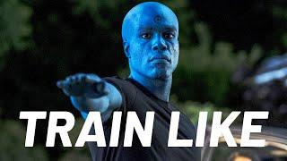 Watchmens Dr. Manhattan Explains His Workout  Train Like A Celebrity  Mens Health