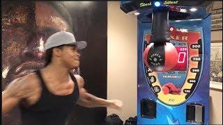 NEW RECORD BEAST ANTHONY YARDE SETS A NEW RECORD ON FRANK WARREN PUNCH BALL CHALLENGE -