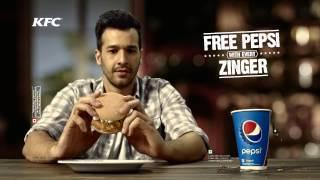 KFC Zinger - Free Pepsi Promo