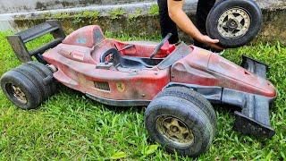 Ferrari F1 Power Wheels - Restoration Abandoned Kids Car