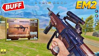 EM2 IS MOST STABLE AR IN SEASON 8 CODM BR  BEST EM2 LOADOUT FAST ADS + 0 RECOIL IN COD MOBILE