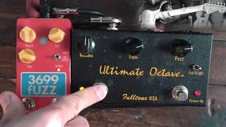 Danelectro 3699 Foxx Tone Machine vs. Fulltone Ultimate Octave  octave fuzz shootout