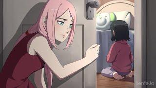 Sarada Uchihas Cute Childhood Cute Boruto Comic Dub Compilation