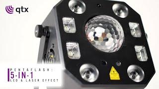 QTX  Pentaflash 5-in-1 LED & Laser Effect