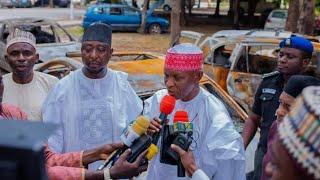 Jawabin Gwamna kenan Yayin ziyarar daya kai Babbar kotun Jahar Kano Dake Audu Bako Secretariat