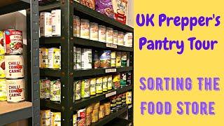 UK Preppers Pantry  Tour - Organising The Food Supplies - #costoflivingcrisis #prepping #shtf