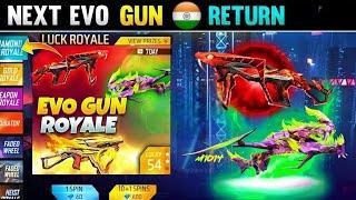 EVO GUN RETURN DOUBLE DIAMOND  EVENT FREE MAGIC CUBE FREE FIRE NEW EVENT FF NEW EVENT TODAY