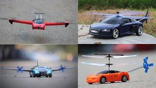 4 Amazing DIY Toys - 4 Amazing RC TOYs Ideas - Airplane Car - Drone Car - Helicopter Car