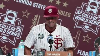 2024 Mens College World Series Florida State Game 11 Postgame Press Conference