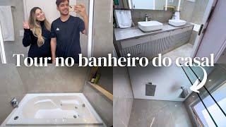 TOUR PELO BANHEIRO DO CASAL dicas e mostramos todos os detalhes