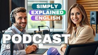 Learn English podcast with conversation for all levels 76  THE COMMON WORDS  Learn English podcast