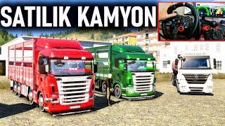 KAMYONU SATIYORUZ HESABIM ÇALINDI  ETS 2 MOD LOGİTECH G29