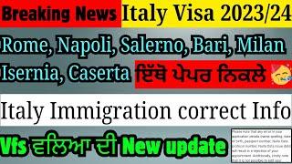 3 september  Paper  Nulla Osta  VFS Global  #italyvisa #italyworkvisa #italypaper #newnullaosta