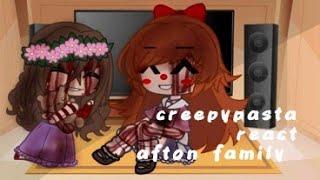 creepypasta react Afton family funny  bad Englishship clockwork x toby #fnaf #creepypasta