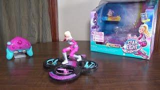 Barbie Star Light Adventure - RC Flying Hoverboard - Review and Flight