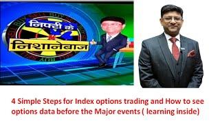 The Four Simple Steps for Index Options Trading Nitin Murarka Nifty ke Nishanebaaz