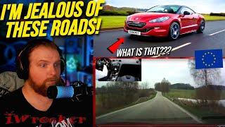 American Reacts to A European Joyride - Peugeot RCZ R on a Windy Road