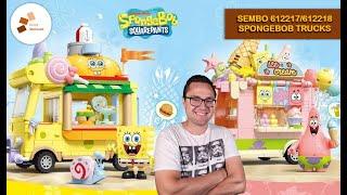 Putzige Highlights für Spongebob-Fans - SEMBO 612217 + 612218 Foodtrucks