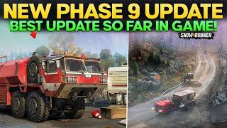 New Phase 9 Update New Vehicle Features and Region in SnowRunner One of The Best Update So Far