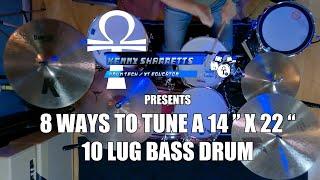 8 WAYS TO TUNE A 14 X 22 BASS DRUM