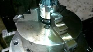 Milling a hex socket