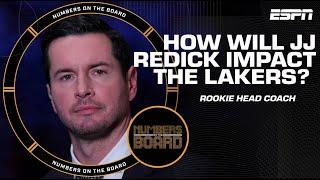 How will JJ Redick impact the Lakers as the new head coach?  Numbers on the Board