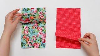 So Easy  2 Ideas For Sewing Card Wallets And Coin Purses  Sewing Gift Ideas