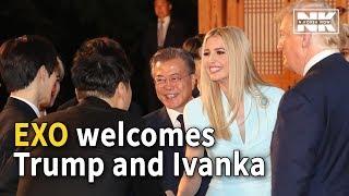 K-pop boy band EXO welcomes Trump and his daughter Ivanka with signed albums