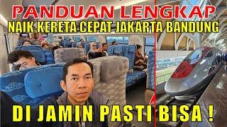 CARA NAIK KERETA CEPAT DARI STASIUN HALIM JAKARTA KE STASIUN TEGALLUAR BANDUNG  PANDUAN TERLENGKAP