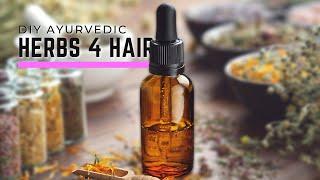 DIY Herbal Hair Oil  Ayurvedic herbs to prevent hair loss & promote hair growth