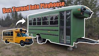 Turning a Short Bus Into a Playhouse