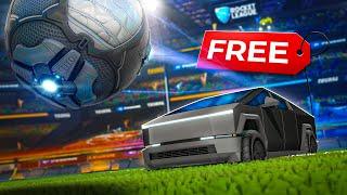 How To Get The FREE Tesla Cybertruck In Rocket League