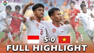  FULL HIGHLIGHT  INDONESIA U-16 VS VIETNAM U-16  PEREBUTAN JUARA 3 PIALA AFF U-16 2024