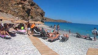 Ilingas Beach - Greek Beach Walk - Hora Sfakion   July 2021