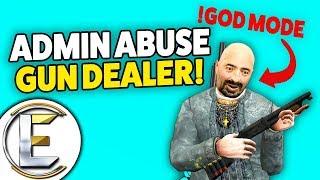 God MODE KOSER Gun Dealer - Gmod DarkRP Admin Abuse Badmin With A Fake KOS LINE AND GOD MODE