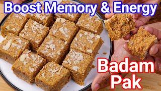 Badam Pak Recipe - Boost Memory & Energy  Almond Pak - 100 Plus Health Benefits