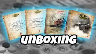 SMALL RAILROAD EMPIRES  Unboxing  Archona Games