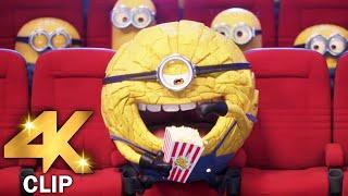 DESPICABLE ME 4 Mega Minions Fight For Popcorn Short Film + Trailer 4K ULTRA HD 2024