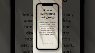 iPhone overheating during usage